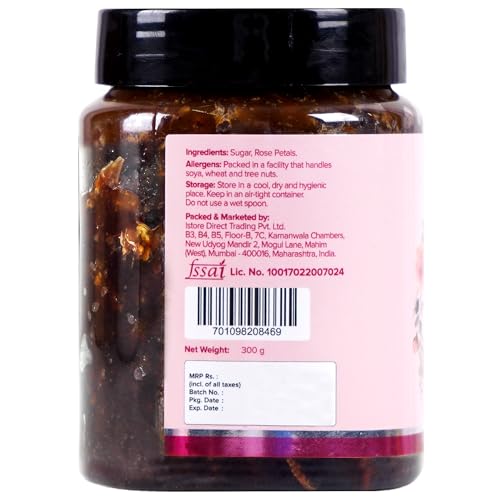 Image of Urban Platter Natural Himalayan Gulkand Rose Petal Jam, 300 g (Pack of 2)