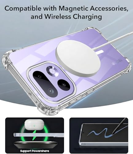 Image of Jkobi Shockproof Crystal-Clear Back Cover for Realme 16 Pro (Magsafe Wireless Support | Drop & Camera Protection | Hard Polycarbonate)