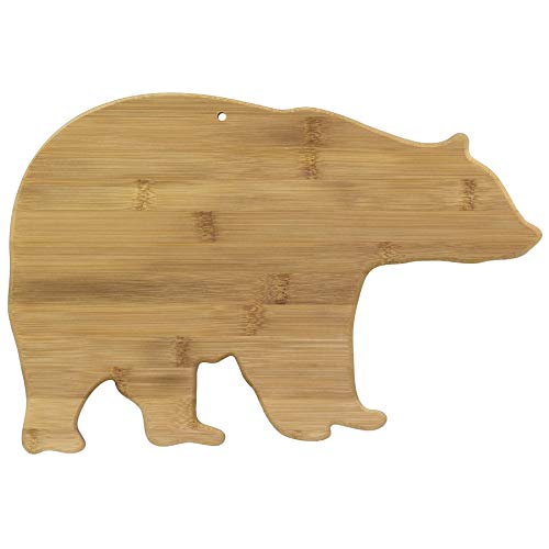 Totally Bamboo Bear Serving & Cutting Board, 15-Inch