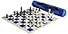 Quiver Chess Set Combination - Blue - Triple Weighted