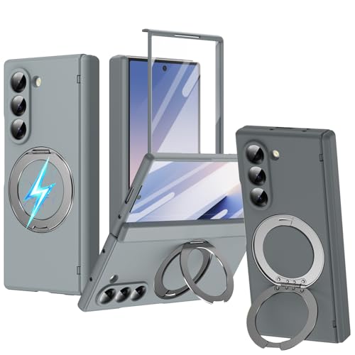 Étui magnétique pour Samsung Z Fold6 protégeant la charnière et l'écran