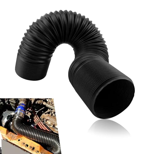 Car Inlet Cold Air Intake Hose, Flexible Vehicle Feed Pipe Replacement, 2.48