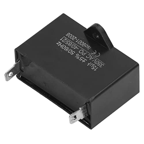 YYQTGG Gasoline Generator Capacitor, Ceiling Fan Motor Capacitor 350VAC 15uf 50/60Hz High Temperature for Air Pump
