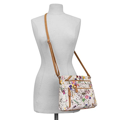 MultiSac Women's Summerville East West Crossbody Bag, Vienna/Hazelnut, One Size
