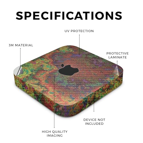 Carbon Fiber Skin Compatible with Apple Mac Mini M2 (2023) - Rust - Premium 3M Vinyl Protective Wrap Decal Cover - Easy to Apply | Crafted in The USA by MightySkins by MIGHTY SKINS - Image 2
