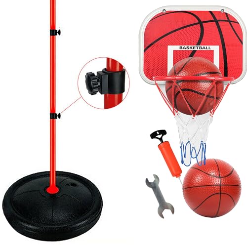 Mini ballon de basket avec mât stable pour porte et solution de jeu intérieur