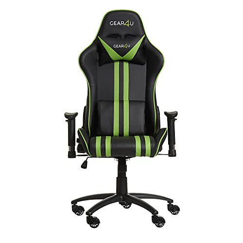 Gear4U Elite gamestoel groen / zwart Cover
