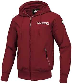 PITBULL Veste demi-saison pour homme avec capuche Whitewood, coupe-vent avec fermeture éclair, poches latérales confortables, veste de printemps, bleu foncé, XXL PITBULL Veste demi-saison pour homme avec capuche Whitewood, coupe-vent avec fermeture éclair, poches latérales confortables, veste de printemps, bleu foncé, XXL