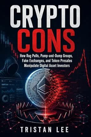 Crypto Cons: How Rug Pulls, Pump-and-Dump Groups, Fake Exchanges, and Token Presales Manipulate Digital Asset Investors