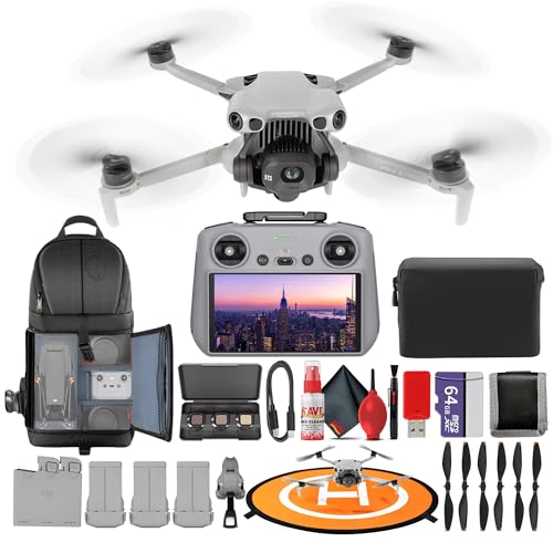 DJI Mini 5 Pro Drone RC2 Fly More Combo Plus Lightweight Camera Aerial UAV Beginner Bundle | Extended Flight Smart Tracking Portable Photography Kit with 64GB Card + Landing Pad + More