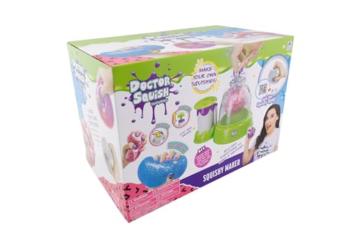 Doctor Squish Squishy Maker Station | DIY Make Your Squishies Kit | All Inclusive with Sparkles & Slime Powder | Ages 8 & Up