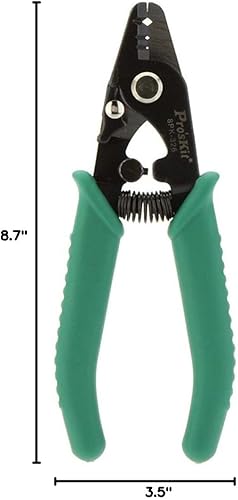 Miniatura 8 de ProsKit 8PK-326 - Pelacables de fibra óptica de precisión profesional, cortador de fibra óptica LEAN ON US