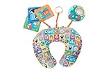 Chicco - Cojín de Actividades Boppy, Cojín Ergonómico y Acolchado para Bebés, Alforma y Gimnasio de Juegos para Bebés, Multicolor, Edad Desde 2 Meses a 1 año. Para Sentarse