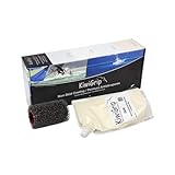 KiwiGrip Non-Skid Coating for Boats, Decks, Ramps or Steps - Cream, 1 Liter - Water-Based Acrylic for Wood, Fiberglass, Concrete, Metal - KG-1CP-R