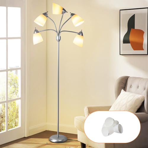 DINGLILIGHTING Floor Lamp Tall for Room: Flexible Gooseneck Floor Lamps