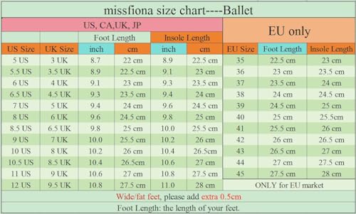 missfiona Women Canvas Ballet Slippers Dance Shoes Adult Practice Yoga Flat Belly Shoes(6.5, Green) - Thumbnail 6