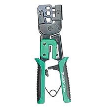 ProsKit CP-376M Modular Plug Crimper, 4-6-8 Pin Connectors