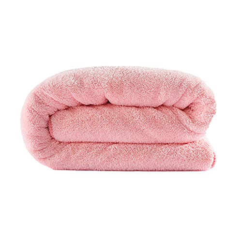 Serviette de bain microfibre à séchage rapide extra large rose pour spa - 2