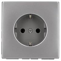 JUNG stopcontact met randaarde en kinderbeveiliging - LS range messing antiek (ME 1520 NKI AT