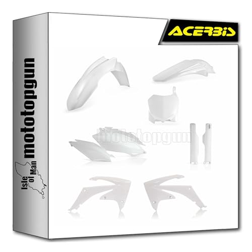 Cache carenage blanc Acerbis 0015707.030 Honda CRF 250 R 2011 2012 2013 Mototopgun