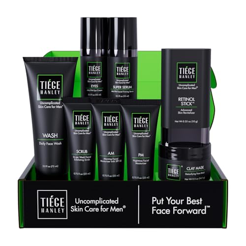 Tiege Hanley Skin Care Set for Men, Rejuvenation Routine, System