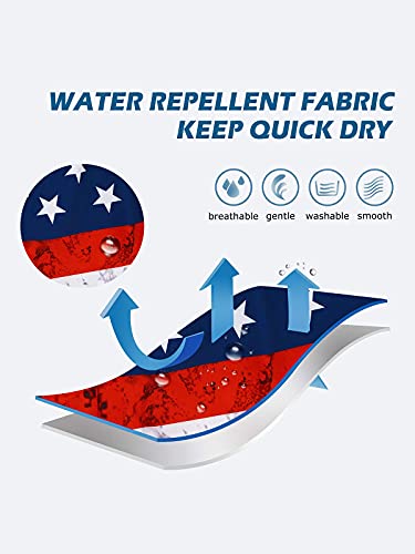 Century Star Mens Swim Trunks Quick Dry Swim Shorts Beachwear For Men Summer Holiday American Flag X-Large #TOP5