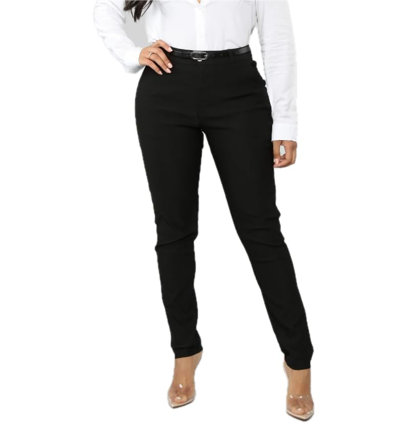 Women's Skinny Pants with 3 Pockets - Lightweight & Breathable Stretch Work Pants Women - Business Casual Bottoms2