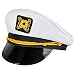 Adult Yacht Captain Hat Costume Accessory-One size (2 Pack)