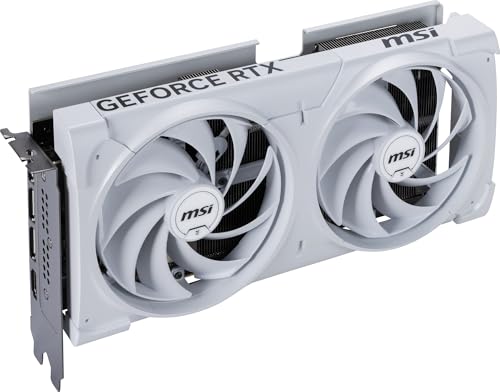 Image of MSI GeForce RTX 5070 12G Ventus 2X OC White Graphic Card - NVIDIA GeForce RTX 5070 GPU, 12GB GDDR7 192-bit Memory, 28 Gbps, PCI Express Gen 5 Interface, Upto 2542 MHz, TORX Fan 5.0