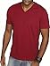 Next Level Apparel 6440 Mens Premium Fitted Sueded V-Neck Tee - Cardinal, 2XL