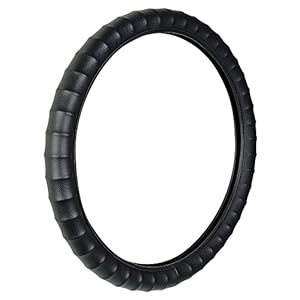 Custom Accessories 38011 Gripper Series Black Custom Grip Steering Wheel Cover