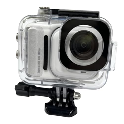 Insta360 GO Ultra 用 防水ケース 保護ケース 潜水ケース 水中撮影用 耐圧性 防塵 落下防止 取付け簡単 ダイビング保護カバー 水中撮影用 防水深さ50M (スタイル-B)