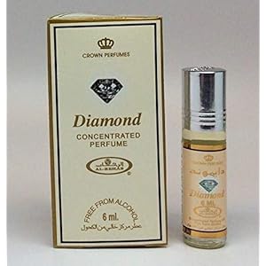 Musc Parfum Al Rehab DIAMOND 6ml 100% olie NOTEN: amber, musk en agarhout
