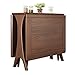 Mesa de Comedor Mesa De Comedor 100% Madera Maciza, Mesa De Isla De Cocina para Apartamento Pequeño, Mesa De Comedor Plegable Que Ahorra Espacio (Color : Style 2, Size : 145x80x75cm)