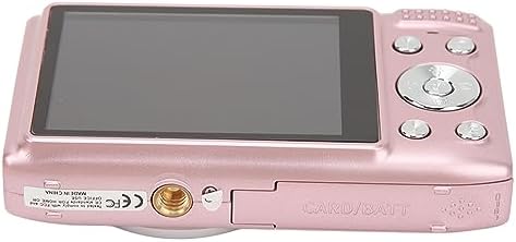 Digital Camera, 2.88 Inch Screen 58MP 4K HD 16X Zoom Fixed Focal Macro Timed Photography Digital Video Camera, 1800mAh Battery (Roseate)
