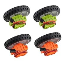 Geekservo 360 Degree Rotation Programmable Motor with Wheel for Legoed MicroBit DIY Rc Robot Smart Car
