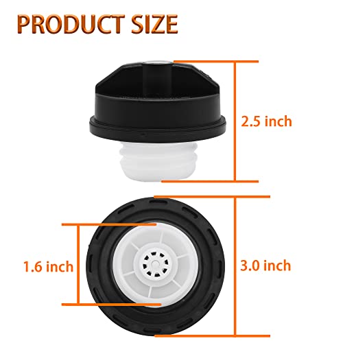 Lock Fuel Cap,Locking Gas Cap Fits Toyota 4Runner,Camry,Corolla,Tundra,Tacoma,Rav4,Highlander,Avalon,Sequoia,Prius & Nissan Altima,Sentra& Honda Civic,Accord,CRV,Fit,Pilot &Chevy Silverado