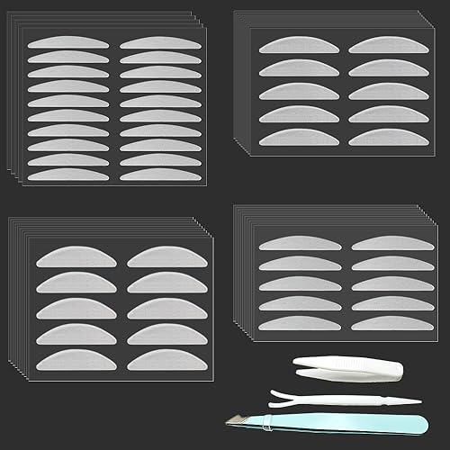 400 Pcs Eyelid Tape, Eyelid Lifter Strips, Double Eyelid Tape, Double Eyelid Sticker, Eye Lift Tape for Droopy Lids, Eyelid Tape for Hooded Eyes Invisible, Lids by Design Eyelid Strips