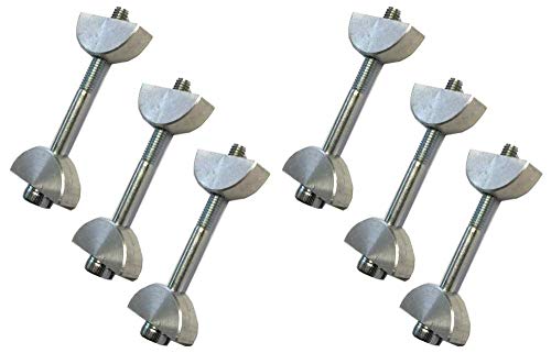 Image of Unika Slimline Toggle Bolt for Compact Laminate Kitchen Worktop Connecting Bolts - 6 Pack