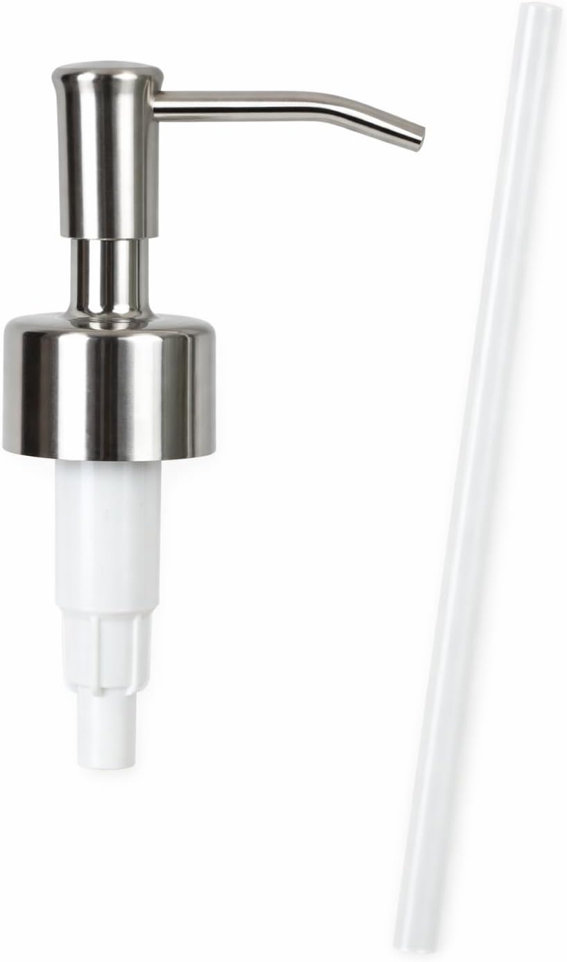 Stainless Steel Soap and Lotion Replacement Pump - One Pack