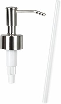 Stainless Steel Soap and Lotion Replacement Pump - One Pack