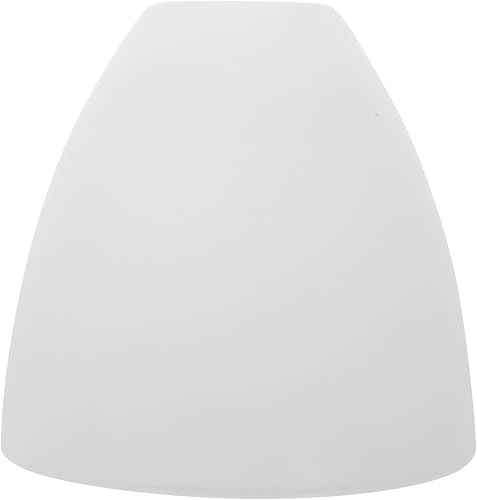 DOITOOL Reemplazo de pantallas de vidrio esmerilado blanco, cubiertas de repuesto de pantalla de vidrio en forma de campana para lámpara de