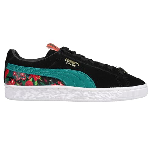 PUMA Womens X Poison Ivy Floral Lace Up Sneakers Shoes Casual - Black, Green - Size 6 M