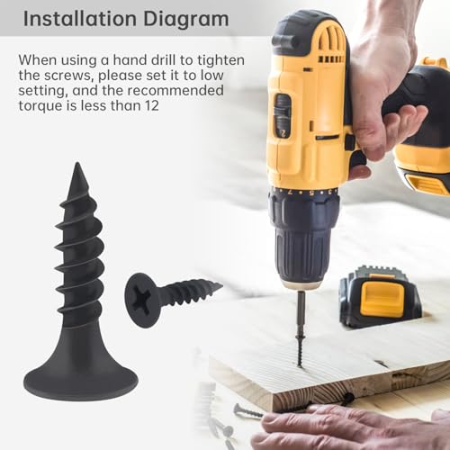 Smgda 100 Pcs Self Tapping Screws, M4*16mm Phillips Flat Head Wood Screws - Image 4