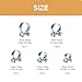 zDwfDc 34PCS 8-18mm 5 Sizes Fuel Injection Line Hose Clamps Assortment Kit, 1/4