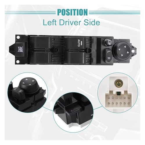 Commande de lève-vitre électrique conducteur résout vitre bloquée Mazda 3