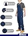 Ubon Denim Bib Overalls for Men Relaxed Fit Work Jeans Workwear, Indigo Rigid, 40W x 30L
