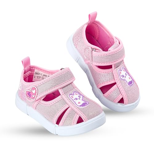 STOVEL'S Toddler Sandals for Boys & Girls – Lightweight Closed-Toe Shoes with Hook & Loop, Non-Slip Sole, Sizes 5–10