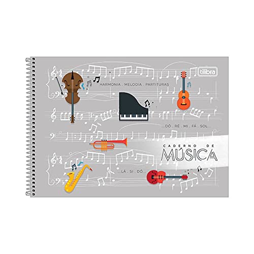 Caderno C/D Musica Pequeno 80 Folhas Tilibra