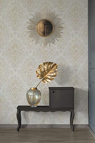 Livingwalls tapeta flizelinowa Jette Joop, tapeta z ornamentami barokowymi, 10,05 m x 0,53 m, beżowa, brązowa, metaliczna, Made in Germany 339244 33924-4